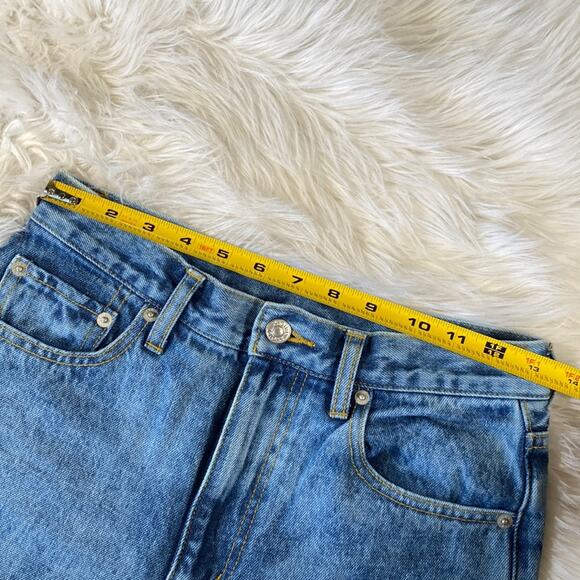 🍒[ X-Girl ] Butterfly Print Acid Wash Straight Leg Jeans - Picture 13 of 15